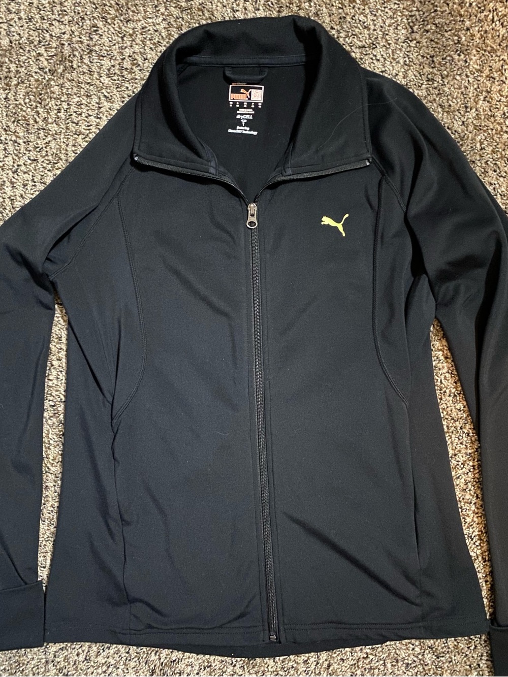 Puma Black Full-Zip Track Jacket